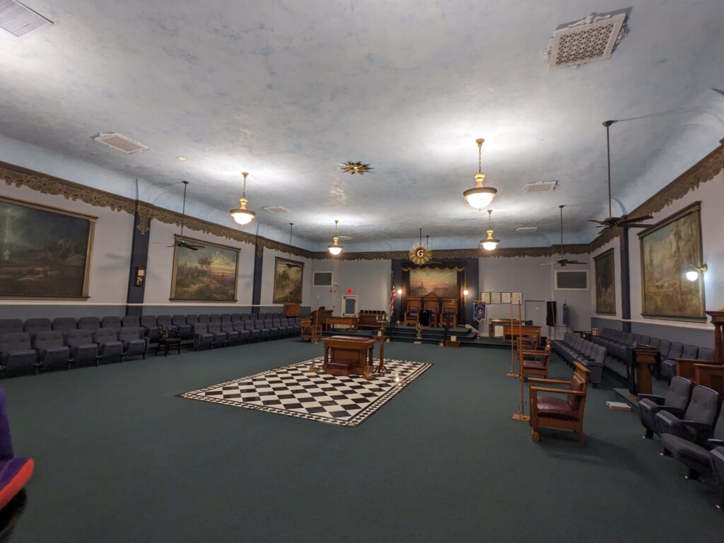 Blue Lodge Room at the Grand Lodge of Arizona